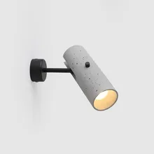 Cement Vintage Wall Lamp Nordic Postmodern Bar Restaurant Wall Lights Creative Spotlight Bedroom Bedside Exhibition Aisle Lights