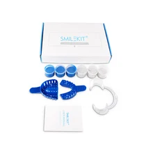 Cesoon 1Set Dental Impression Material Kit Teeth Retainer Trays Mold Mouth Guard Silicone Tooth Whitening Set Dentistry Tools