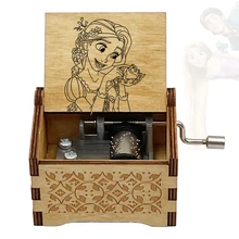 Child's Fairy Tale Long Hair Princess Music Box When Will My Life Begin Musical Cute Wooden Gift New Year Christmas Lovely Decor