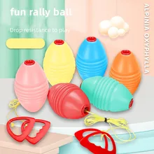 Children Fun Toys  Indoor Outdoor Interactive Pulling Elastic Speed Balls Sensory Training Sport Games Toy For Kids Adults Gift