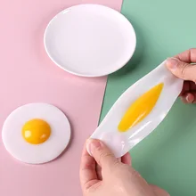 Children Squeezing Poached Egg Kneading Toy Lovely Relieve Stress Toys Omelette Anti-Stress Adults Kids Healing Toy Fidget Toys