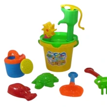 Children Summer Toys with Cute Animal Model Ins Seaside Beach Toys Water Pump Barrel Suit Baby Bath Toy Kids Swim Toy