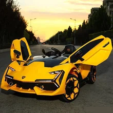 Children's Electric Car Can Sit With Remote Control Rechargeable Baby Car Boys and Girls Dual Drive Four-wheeled Toys Car 1-6Y