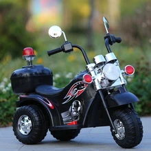 Children's Electric Car Motorcycle Toy 2WD Motor Baby 1-3 Years Old Boys Kids Ride on Scooter Vehicles for Birthday Gifts