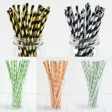Children's toys party birthday party decoration wedding favors Straw star 25pcs Straw the paper gold and silver foil