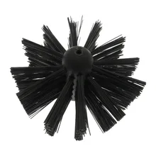 Chimney Brush Accessories  100/150/200mm Brush Head  400/570mm Pole  Hexagonal Rod，Cleaning Tools