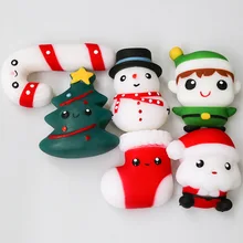 Christmas Series Squishy Toy Santa Claus Antistress Ball Squeeze Mochi Rising Toys Abreact Soft Sticky Squishi Stress Relief toy
