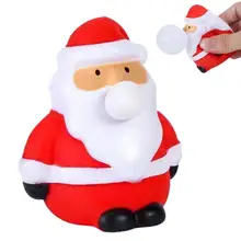 Christmas Squishy Toys Cute Christmas Santa Reindeer Snowman Squishy Ball Toys Christmas Party Favors Goody Bag Filler Birthday
