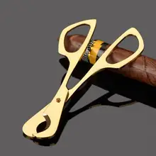 Cigar scissors cigar cutter imported cigar scissors ultra-thin sharp cigar accessories scissors-shaped cigar tools