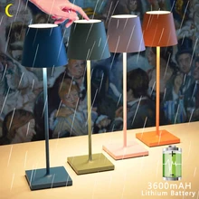 Cmoonfall Led Rechargeable Nordic Table Lamps For Bedroom Desk Decoration Lampe De Chevet Study Night Lights Luminaria Mesa