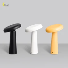 Cmoonfall Nordic Led Table Decoration Rechargeable Lamp For Bedroom Lampe De Chevet Lampara Mesa NocheBedside  Desk Night Light