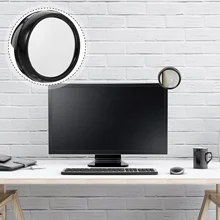 Computer Monitor Rear View Mirror- Office Laptop Rearview Mirror  Computer Desk Cabinet Rear- View Mirror to see behind you