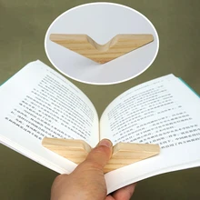 Convenient Page Spreader Thumb Book Holder Wooden Bookmark Reading Helper for Bookworms Teachers Students Kids Adults
