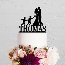 Couple Cake Topper Two Boys Cake Topper Wedding Cake Topper Custom Cake Topper Family Cake Topper Bride and Groom Cake Topper