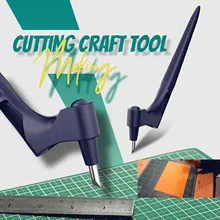 Craft Cutting Tool Art Utility Knives 360-Degree Rotary Cutter and Precision Knife for Art Quilting and Crafting Fine Art Pen
