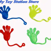 Creative 10 Pcs/Bag Kids Party Supply Favors Multi-color Mini Sticky Jelly Stick Slap Sticky Hands Toy