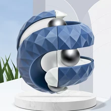 Creative Orbit Ball Toy Stress Relieve Rotating Small Cube Great Party Favor Gifts Infinite Flip Change for Kids Children Adults