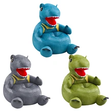 Creative Simulation Crocodile Skin Dinosaur Sofa Learning Seats Soft Chair Washable Removable Sofa Baby Plush Toys Children Gift