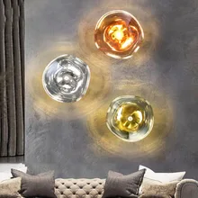Creative Wall Lamp Round Colorful Led Sconce For Living Room Clothing Store Indoor Decoration Lighting Fixture  Home Decor