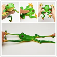 Creative simulation frog animal soft elastic model spoof stress vent squeeze children's toys squeeze stress relief toys