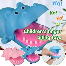 Crocodile Teeth Finger Biting Toy Game Shark Biting Finger Dentist Games Funny Toys For Kids Adults Decompression Toy P9X4