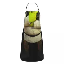 Custom Bib Monster Shrek Apron Men Women Unisex Adult Chef Kitchen Cooking Animated Film Tablier Cuisine Painting