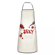 Custom Bib Sexy Nail Polish Aprons for Men Women Unisex Adult Chef Kitchen Cooking Manicure Manicurist Tablier Cuisine Baking