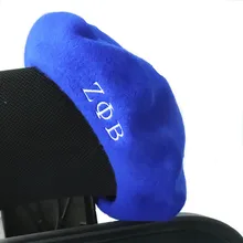 Custom Design Women Party Berets Wool Pure Color Royal Blue Greek Letter Club ZETA PHI BETA Sorority ZOB Beret Bud Hat For Lady
