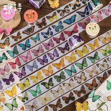Cute Color Butterfly Collection Series Masking Washi Tape Decorative Adhesive Tape Decora Diy Scrapbooking Sticker Label
