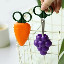Cute Fruit Mini Safe Scissors Portable Pocket Scissors Stationery for School and Office