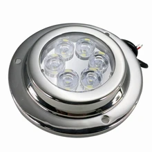 DC 10/30V Blue LED Underwater Transom Light for Marine Boat Yacht 316 SS