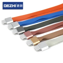 DEZHI New Fashion Exquisite Lanyard with Patented Aluminum Alloy Connector for Badge Holder   Logo Custom Neck Strap