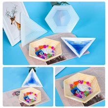 DIY Epoxy Mold Step Tray Silicone Mold Resin Mold Resin Epoxy Kit and Molds Resin for Jewelry Making Diy