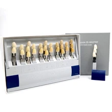 Dentist Clinic Use Teeth Shade Guide 29 Colors Teeth Whitening Plate VITA Toothguide 3D Master Colorimetric Plate Dentistry Tool