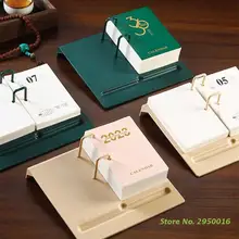 Desk Calendar 2023 Flip Calendar with Stand Desktop Calendar Daily Page Table Calendar Plannndar Planner with Notes Area