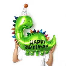 Dinosaur Birthday Dinosaur Theme Foil Balloons Cartoon Animal Foil Balloon Happy Birthday Party Decor Kids Ballons Baloon