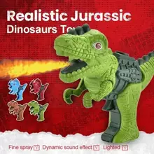 Dinosaur Dinosaur Fire-breathing Water Mist Gun Sound And Beach Toys Portable Summer Children's Light Toys N1r4