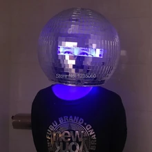 Disco Mirror Ball Helmet Mask Mirror Costume For DJ Nightclub Musical Festival Dance Rave Party Mirror Man Show Mirror Girls