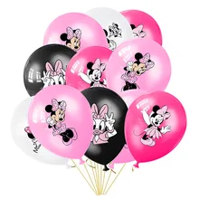 Disney Latex Balloons Set Cartoon Themed Minnie Daisy Home Birthday Party Wedding Decorations Kids Gifts Baby Shower Toys