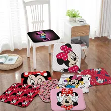 Disney Mickey Minnie Mouse Kawaii Cartoon Creative Plush Cushion Home Back Cushion Soft Comfortable 50x50cm Seat Mat