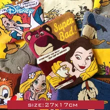 Disney Mickey Mouse Cartoon Wallet Character Pattern Series Plush Slant Cross Pack Princess Backpack Toy Adults Children 27*17cm
