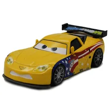 Disney Pixar Cars 2 3 Jeff Gorvette Metal Diecast alloy classic Toy Car model for children gift 1:55 Brand toys New In Stock