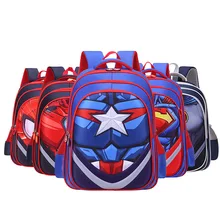 Disney Spiderman Kids Cartoon Primary School Backpack Children Birthday Party Christmas Boys Girls Gifts Schoolbag