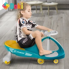 Doki Children Swing Car Original Plasma Car Ride On Car Cheap Twist Cars Twisting  Universal Wheel Sliding And Swinging Toy 2021