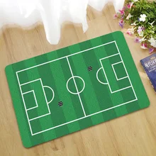 Doormat Outdoor Football Field Pattern Floor Mat Child Carpet Non-slip Kitchen Rug Bedroom Carpet Foot Mat Kid Room Mats