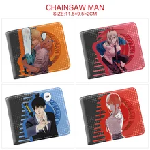 E-Mell Chainsaw Man Denji Pochita Makima Hayakawa Aki Himeno Reze Two Folded Short Wallet