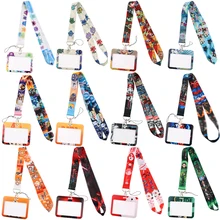 ER1743 New Cartoon Gifts Lanyard For Key ID Card Gym Phone Straps USB Horizontal Style Badge Holder DIY Hang Rope Lariat Lanyard