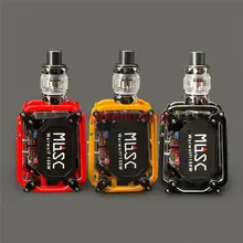 Ecig Vape Pen Warwolf 150W Starter Kit Built-in 2200mAh Battery Box Mod Cool Flashing Light E Cigarette Vaper Vapor Vaporizer