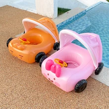 Eco-Friendly Swimming Rings Circles with Safe Round Side Wall Design for for Kids Relaxing on Water Pool Workout Warm Up