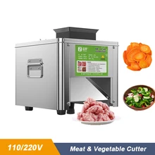 Electric 110/220V 2.5mm 3mm 5mm Meat Slicer Multi-puporse Meat Grinder Vegetable Cutter Chopper Shredded Diced Cutting Machine